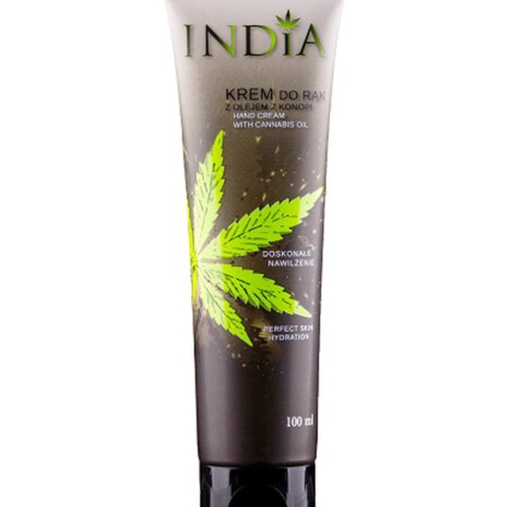 India Krem do rąk z olejem z konopi 100 ml