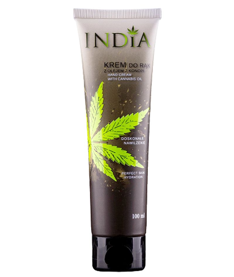 India Krem do rąk z olejem z konopi 100 ml