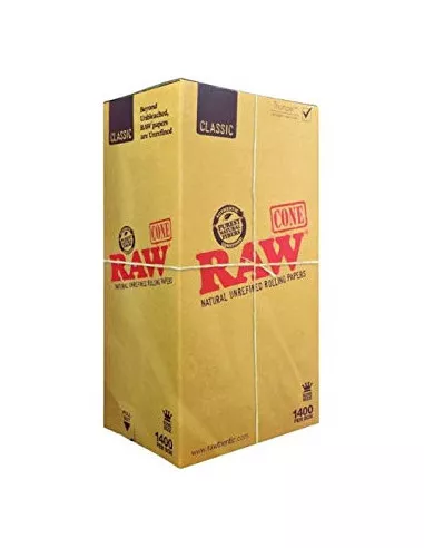 Opakowanie Raw cones 1400 sztuk.