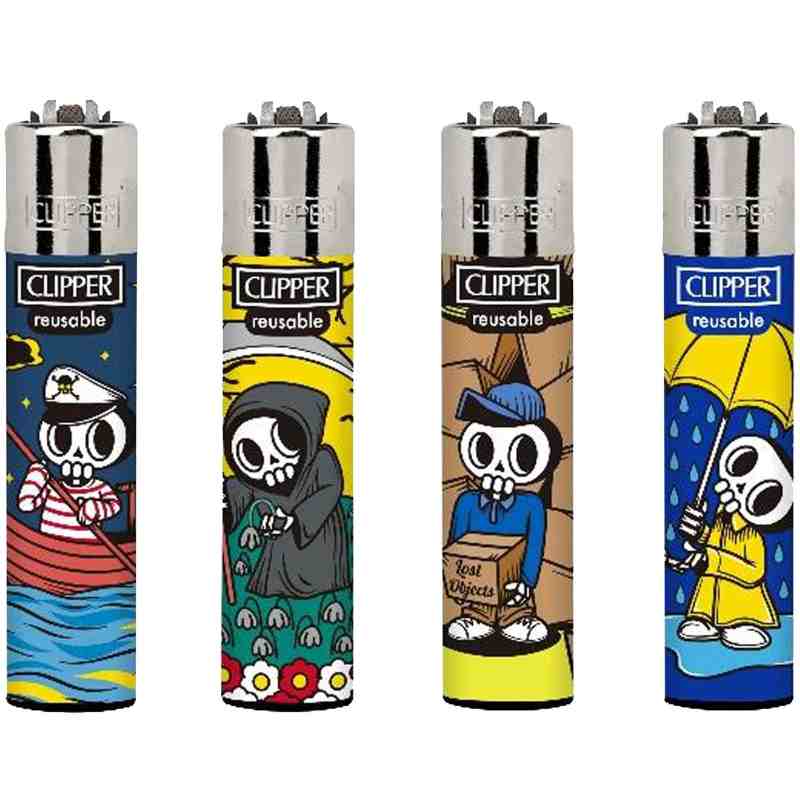 Zapalniczka Clipper "Skulls"