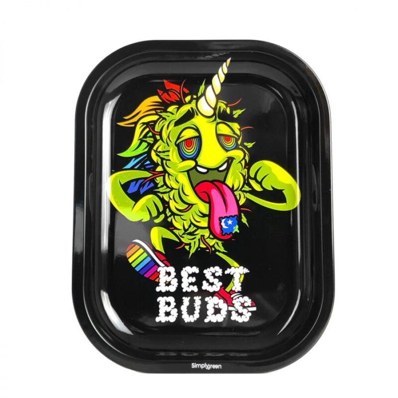 Mała metalowa tacka best buds