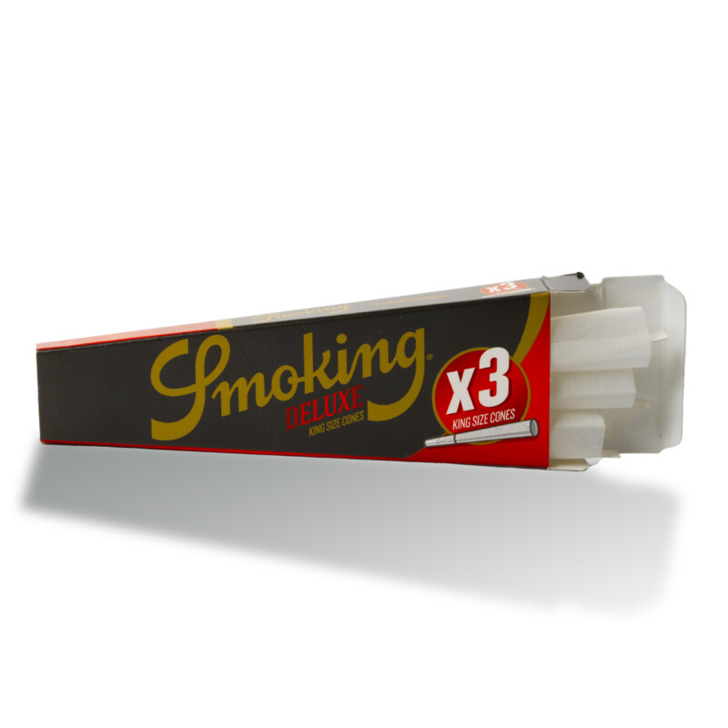 Otwarte opakowanie bletek smoking delux king size 3 sztuki