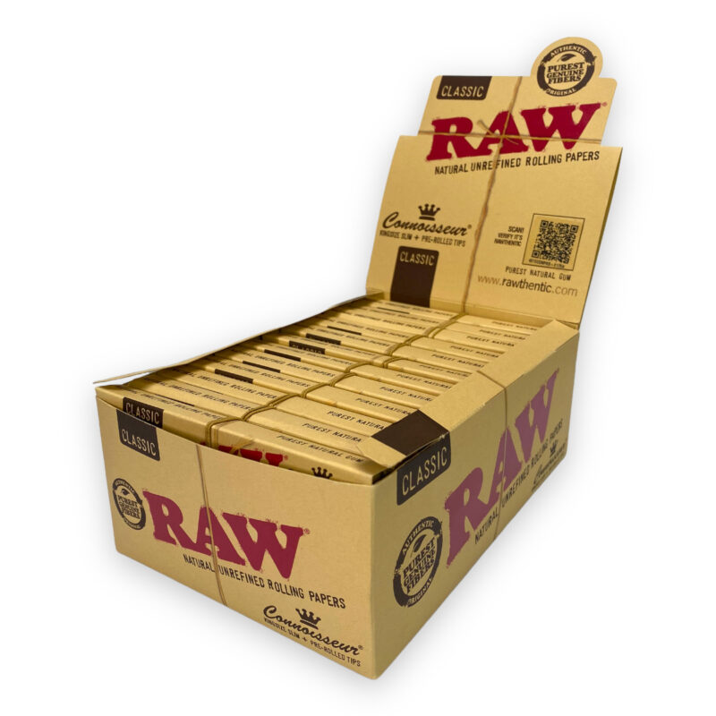 Pudełko RAW Connoisseur KS Slim ze skręconymi filtrami