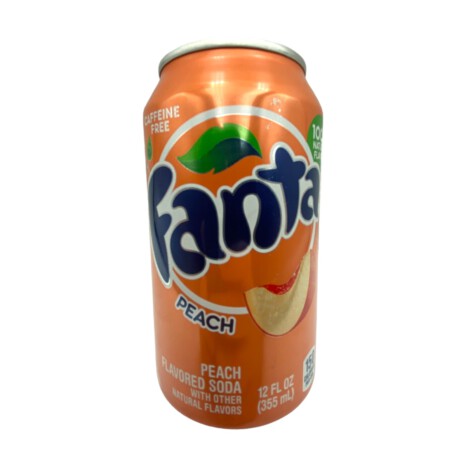 Fanta Peach 355ml - orzeźwiający napój gazowany