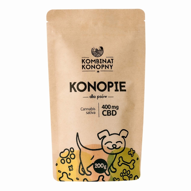 Konopie dla psów - karma uzupełniająca z CBD