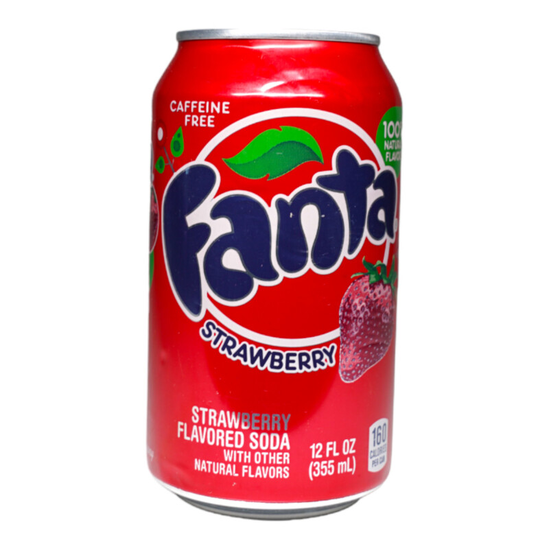 Fanta Strawberry 355 ml - orzeźwiający napój gazowany